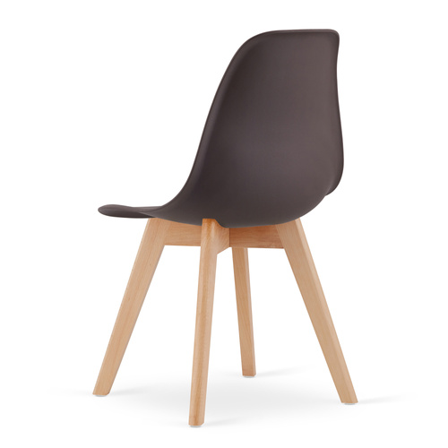 Krzesło KITO kawa / nogi naturalne x 3