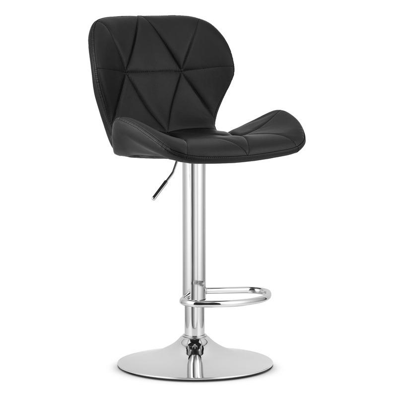 Hoker WEST - ekoskóra czarny / baza chrom