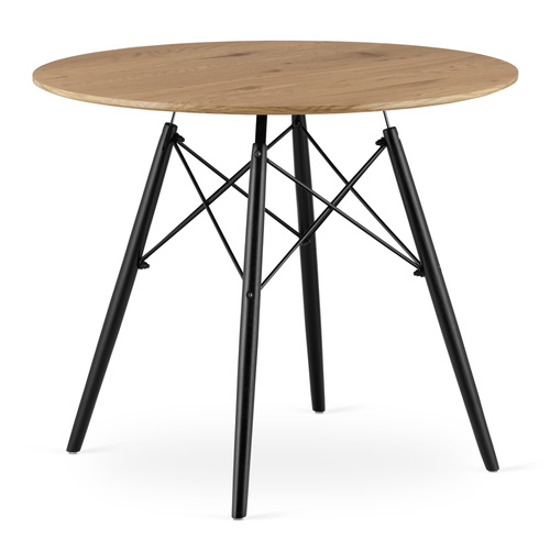 Stół TODI Okrągły 90cm - dąb