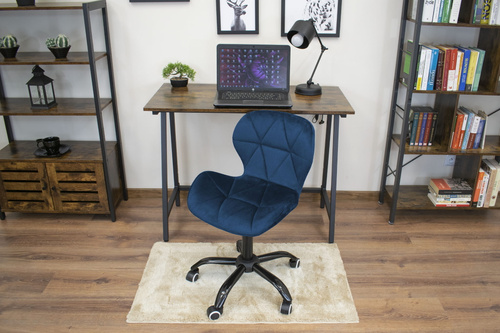 Krzesło obrotowe NOTO aksamit - granat