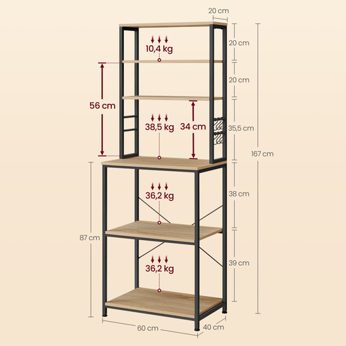 Szafka Kuchenna - sonoma - KKS024B11