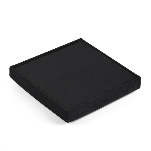 Pufa składana M - 30x30x30cm aksamit czarna x 16