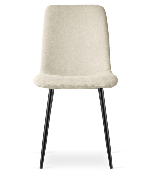 Krzesło RIFT - beż / nogi kolor czarny x 4