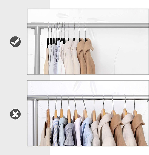 Wieszaki welurowe 20szt - CRF20B