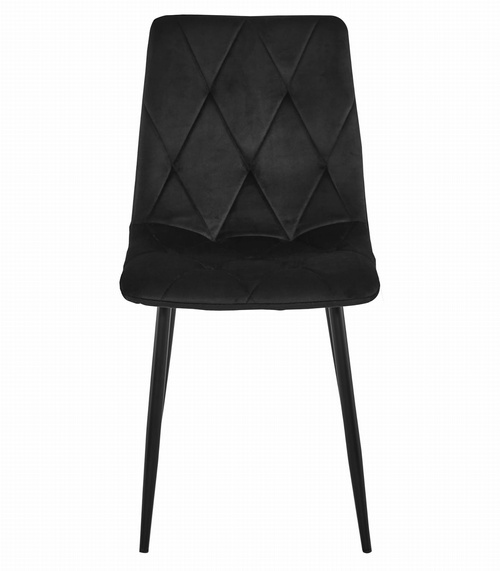 Zestaw stół NP 120x80 Craft Czarny + 4 krzesła LIBRA czarne