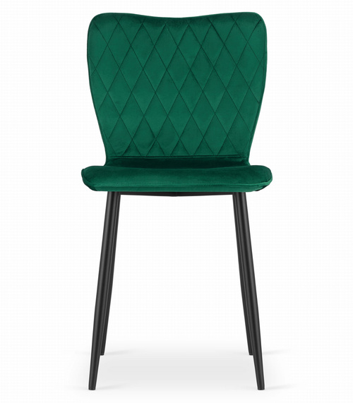 Krzesło FOX - ciemna zieleń aksamit x 1