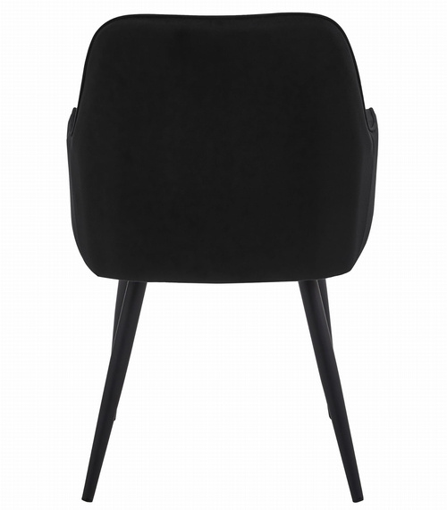 Krzesło NANA - czarny aksamit / nogi czarne x 1