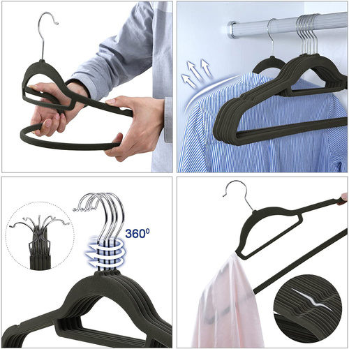 Wieszaki welurowe 20szt - CRF20B