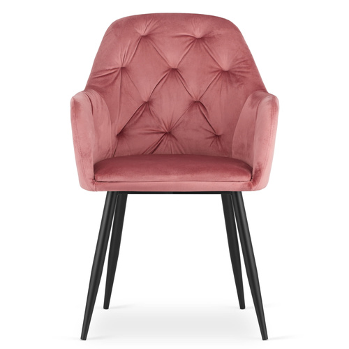 Krzesło DAKAR - róż aksamit x 2