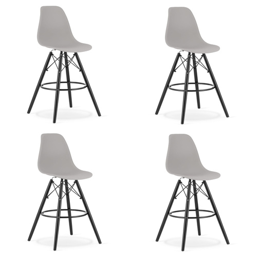 Hoker LAMAL szary / nogi czarne x 4