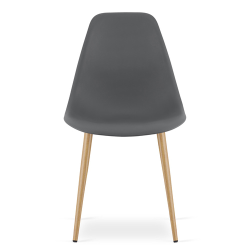 Krzesło WAT ciemnoszare / nogi naturalne x 4