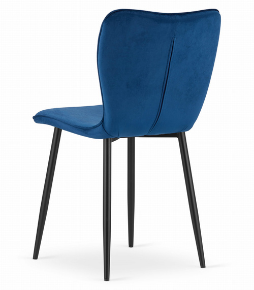 Krzesło FOX - granat aksamit x 1