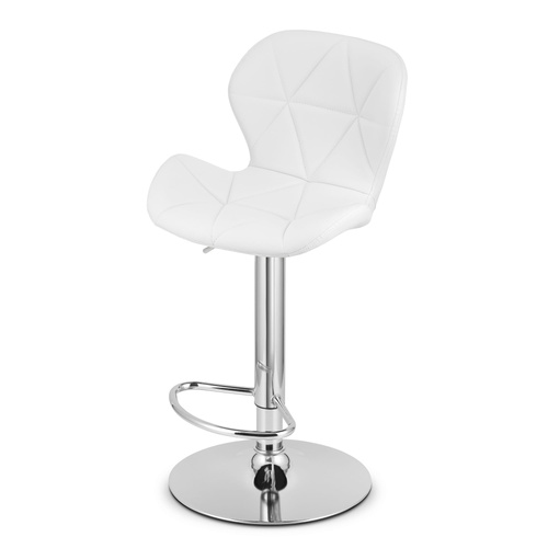 Hoker WEST - ekoskóra biały / baza chrom