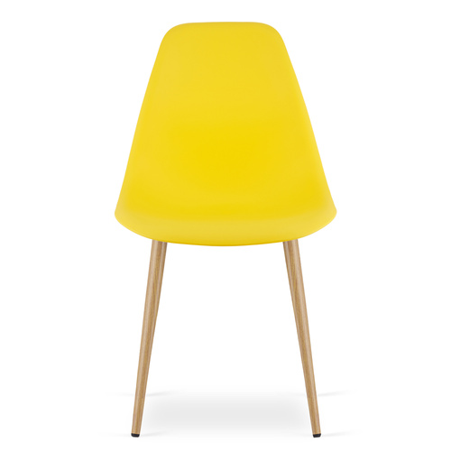 Krzesło WAT żółte / nogi naturalne x 1