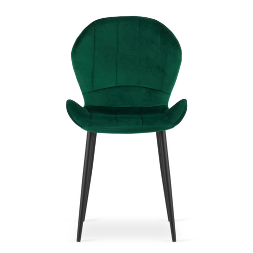 Krzesło TERNI - zielony aksamit x 3