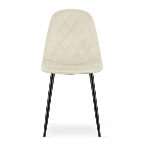 Krzesło ASTI - beż aksamit x 2