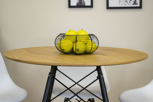 Stół TODI Okrągły 90cm - dąb