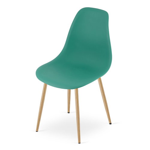 Krzesło WAT zielone / nogi naturalne x 1