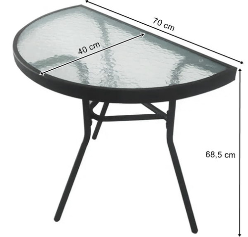 Stół ISLAND Półokrągły