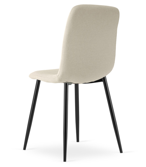 Krzesło RIFT - beż / nogi kolor czarny x 3