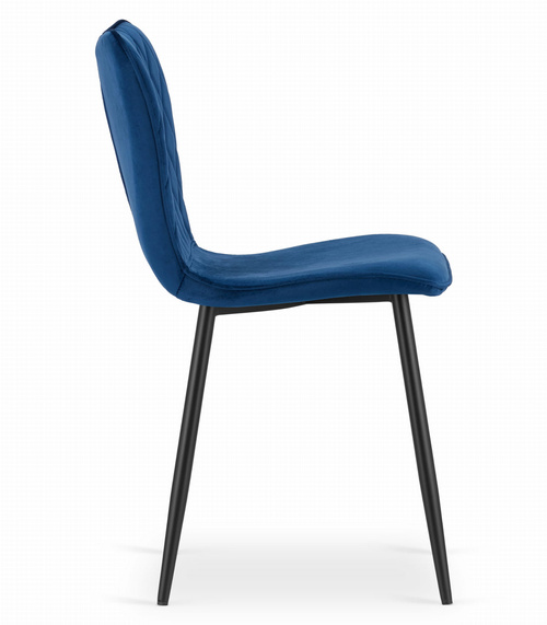 Krzesło FOX - granat aksamit x 2