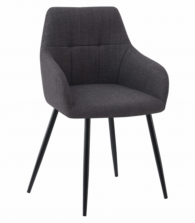 Krzesło BENI - grafit tkanina / nogi czarne x 1