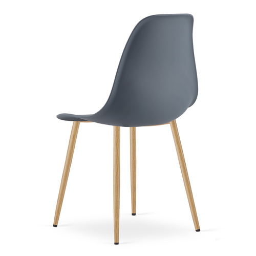 Krzesło WAT dark slate / nogi naturalne x 2