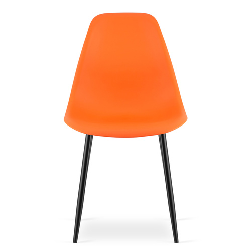Krzesło WAT pomarańcz / nogi czarne x 4