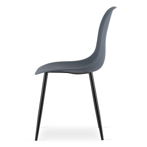 Krzesło WAT dark slate / nogi czarne x 4