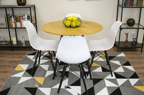 Stół TODI Okrągły 90cm - dąb