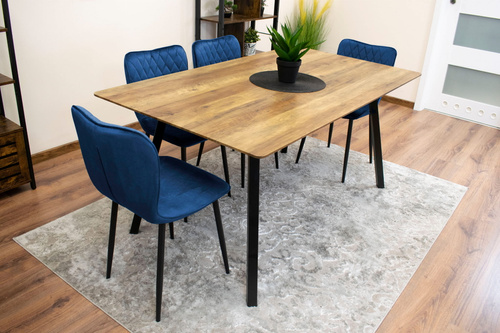 Krzesło FOX - granat aksamit x 1