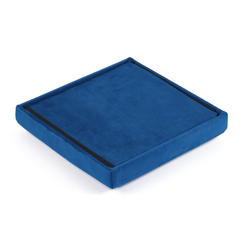 Pufa składana M - 30x30x30cm aksamit granat