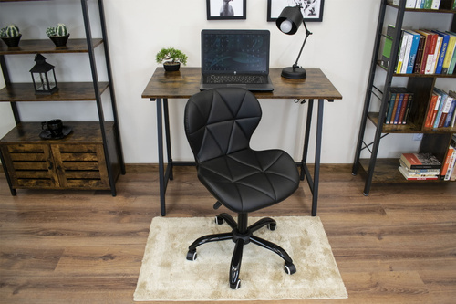 Krzesło obrotowe NOTO ekoskóra - czarne