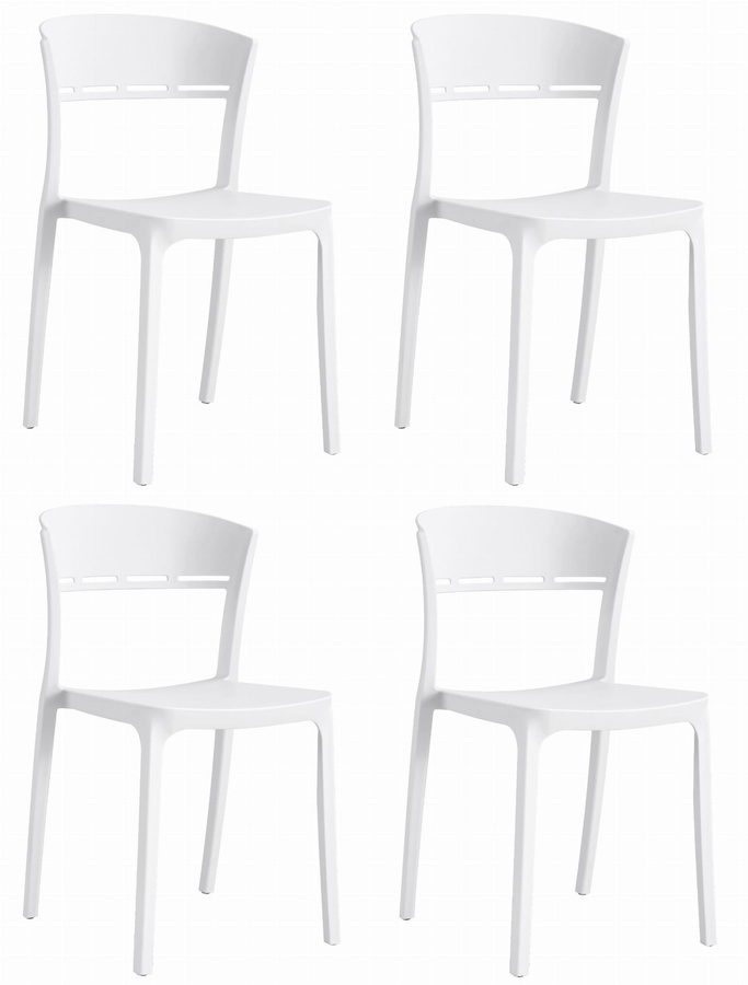 Krzesło COCO - białe x 4