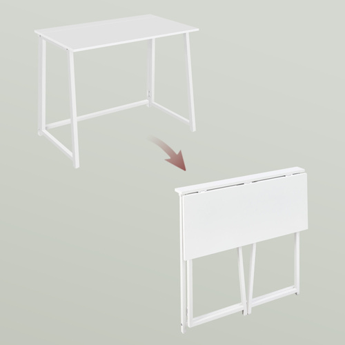 Biurko Komputerowe MAX 1.0 - białe / nogi białe