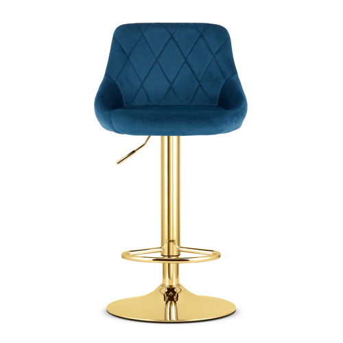 Hoker KAST - aksamit granatowy / baza złota