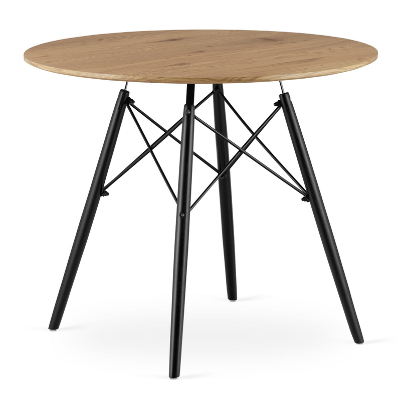 Stół TODI Okrągły 90cm - dąb