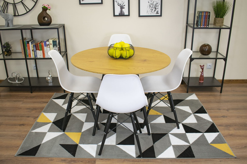 Stół TODI Okrągły 100cm - dąb