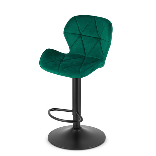 Hoker WEST - aksamit zieleń / baza czarna x 2