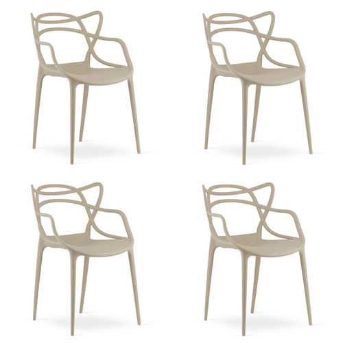 Krzesło KATO - beż x 4