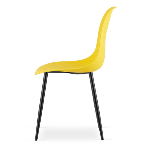 Krzesło WAT żółte / nogi czarne x 4
