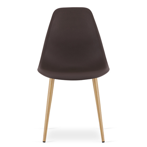 Krzesło WAT kawa / nogi naturalne x 1