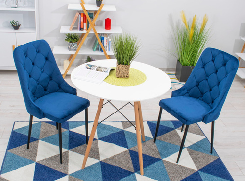 Krzesło CAPRI - granat x 2