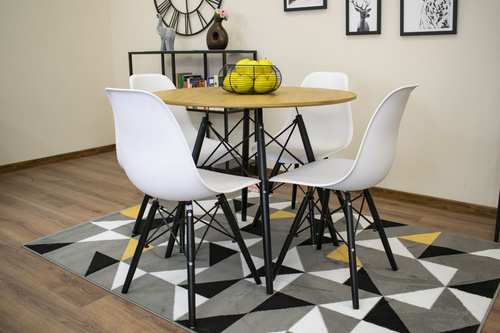 Stół TODI Okrągły 90cm - dąb