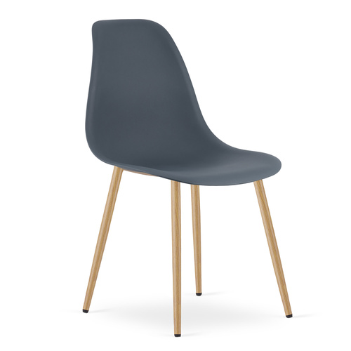 Krzesło WAT dark slate / nogi naturalne x 3