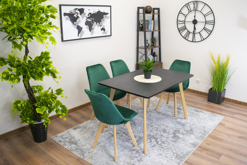 Stół MONTI 120cm x 80cm - czarny