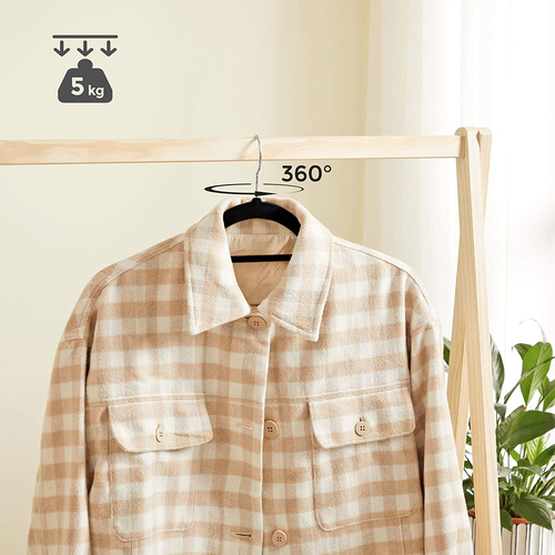 Wieszaki welurowe 20szt - CRF20B