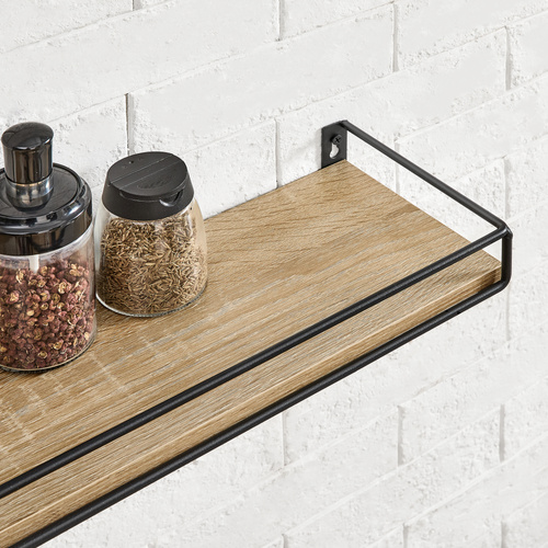 Zestaw 2 półek - sonoma - LWS441B11