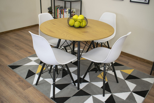 Stół TODI Okrągły 100cm - dąb