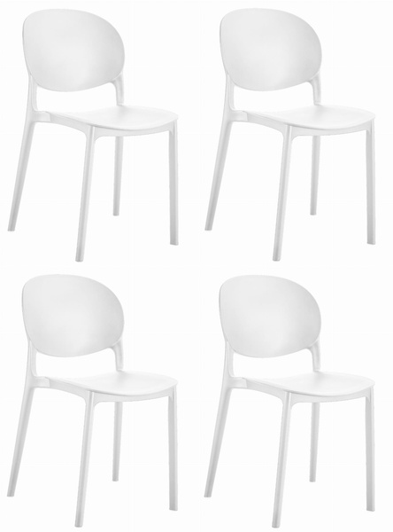 Krzesło RAWA - białe x 4